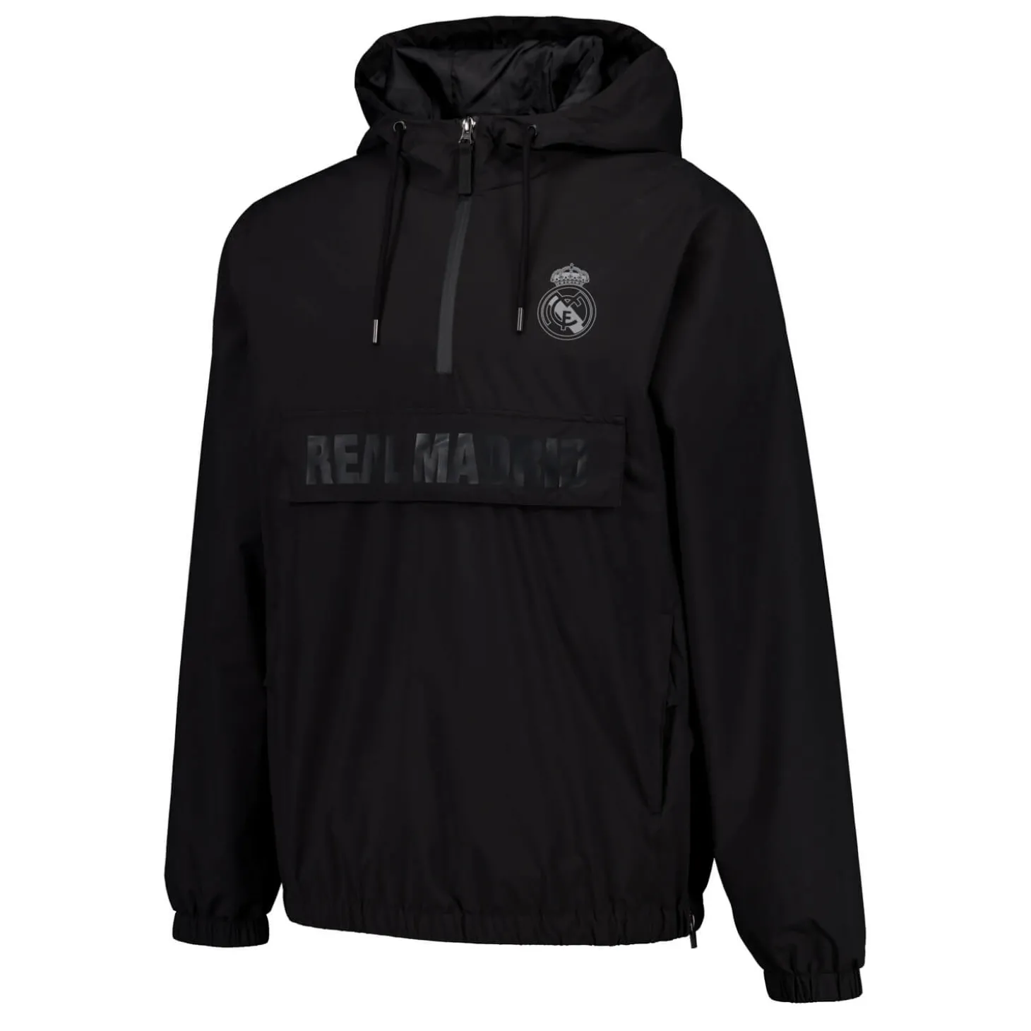 Homme MBA Solutions Vestes^Anorak Léger à Capuche Outerwear Real Madrid Noir hommes