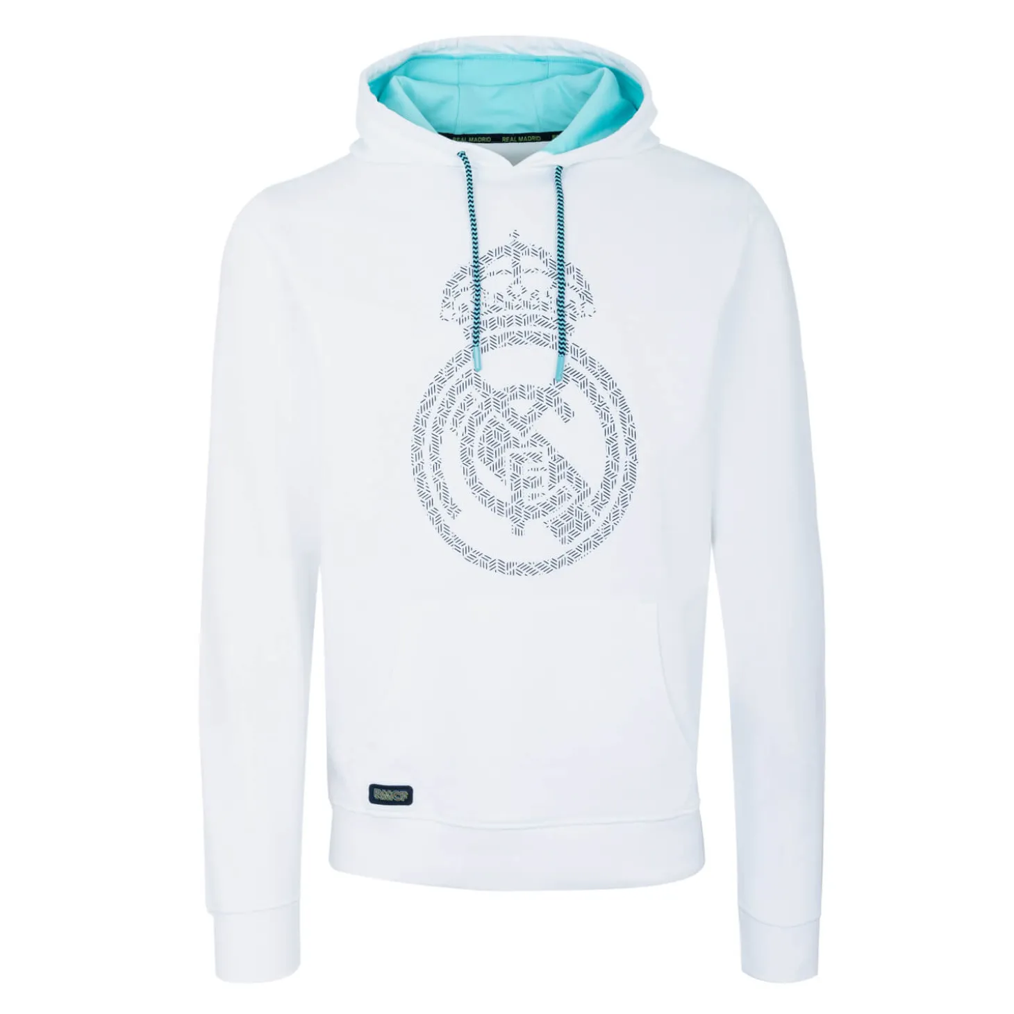 Homme Foundry Sweats^Bernabeu Neon Lights Sweatshirt Hoodie White Shield Print
