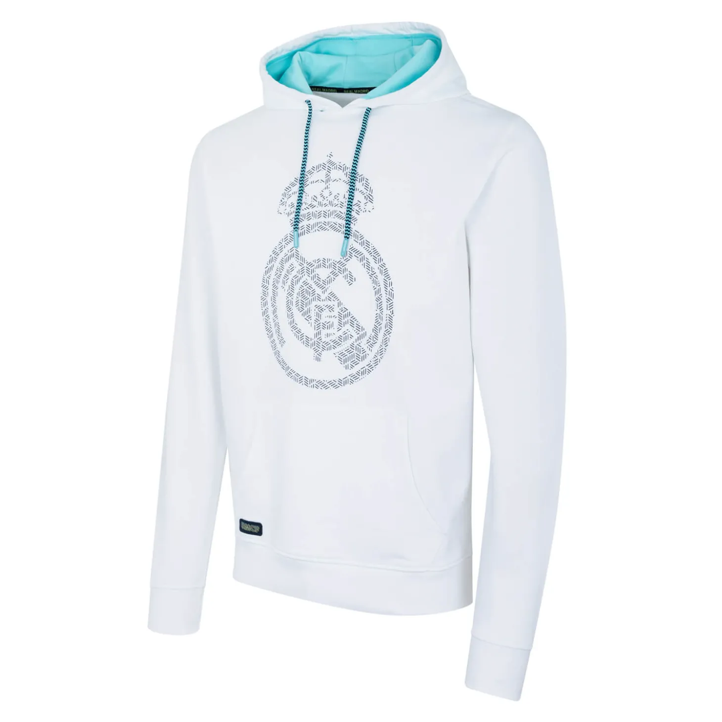 Homme Foundry Sweats^Bernabeu Neon Lights Sweatshirt Hoodie White Shield Print