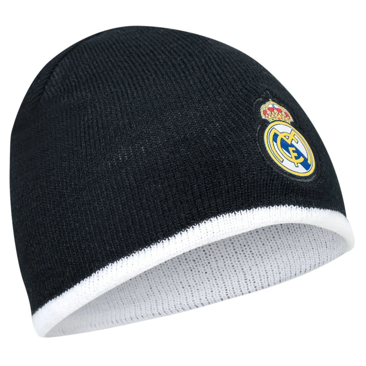 Enfant Project Rogers & JLK, S.L. Chapeaux^Bonnet Réversible Écusson Noir/Blanc enfant