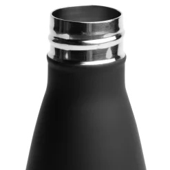 CyP Brands Evolution S.L. Vaisselle^Bouteille en acier 500ml double paroi caoutchouc noir