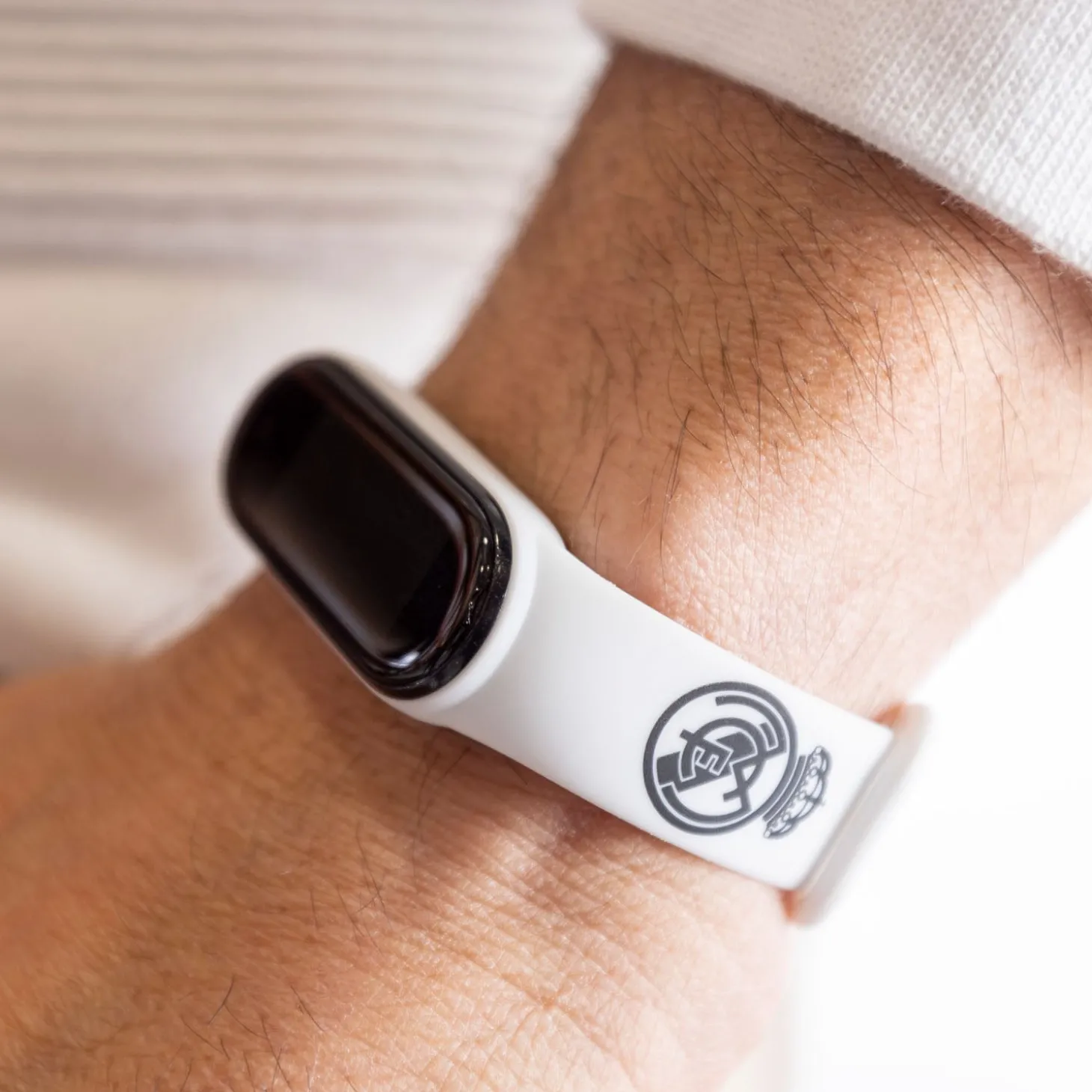 Friendly License S.L. Électronique^Bracelet Montre Xiaomi Mi Band 5/6 Blanc