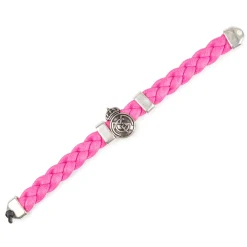JLK Merchandising, S.L. Bijoux^Bracelet Tressé Rose Real Madrid