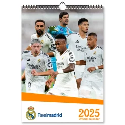 Grupo Erik Editores Papeterie^Calendrier A3 2025 Real Madrid