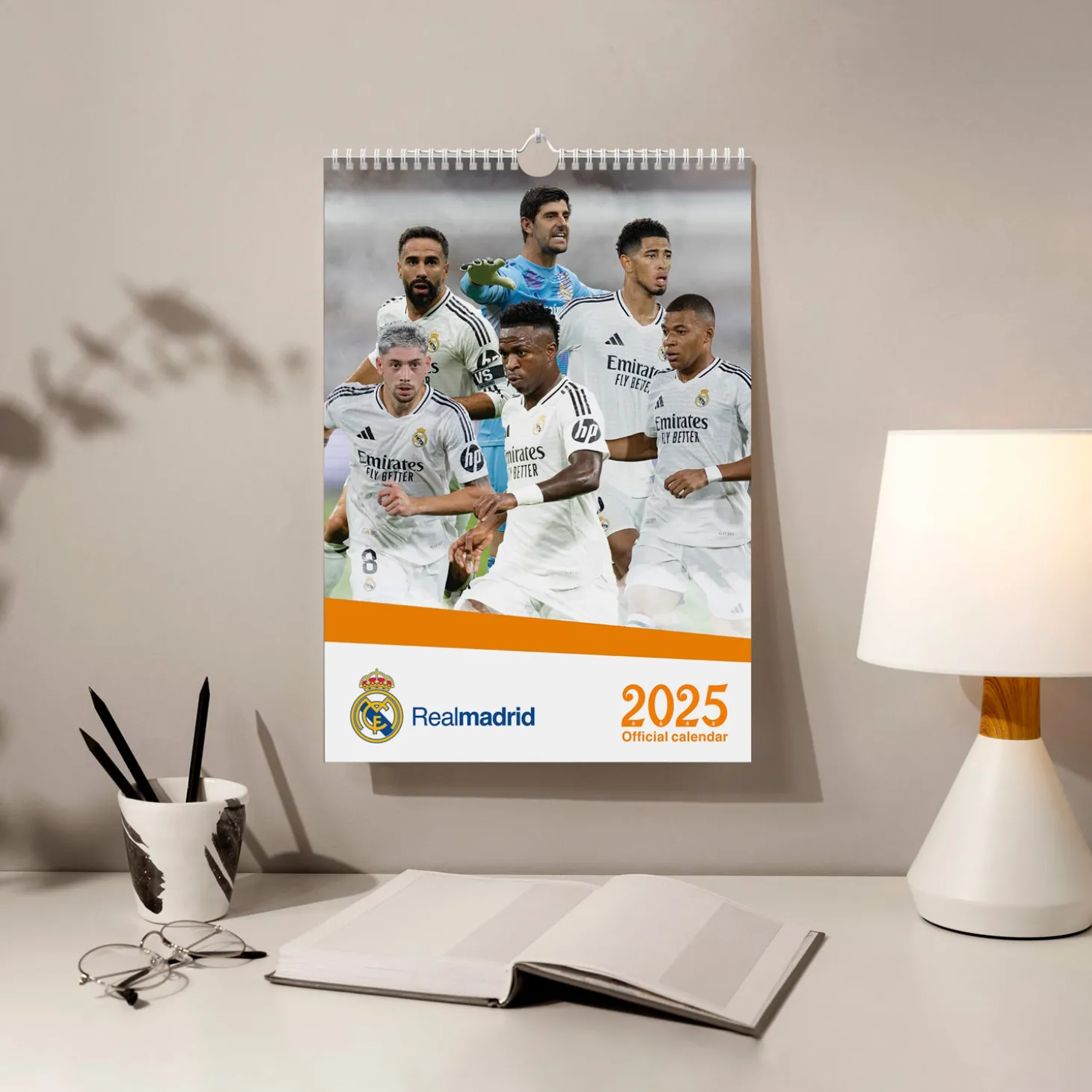 Grupo Erik Editores Papeterie^Calendrier A3 2025 Real Madrid