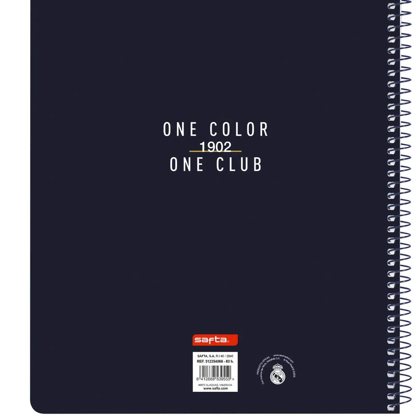 SAFTA S.A. Papeterie|Rentrée Scolaire^Carnet de Notes Folio Blanc/Or