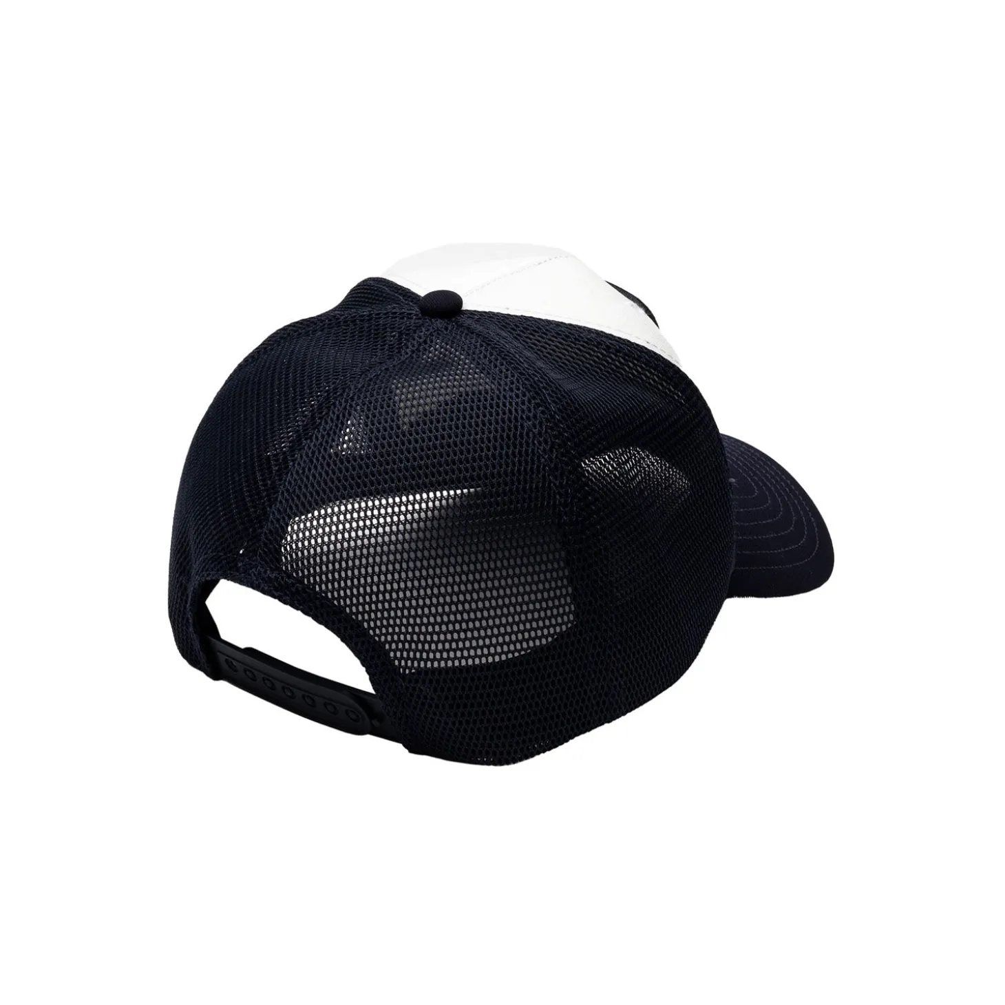 Femme Project Rogers & JLK, S.L. Casquettes|Chapeaux^Casquette Écusson Square Trucker Blanche/Bleu marine jeunes