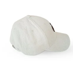 Femme Project Rogers & JLK, S.L. Casquettes|Chapeaux^Casquette Écusson Velours Côtelé Real Madrid Beige