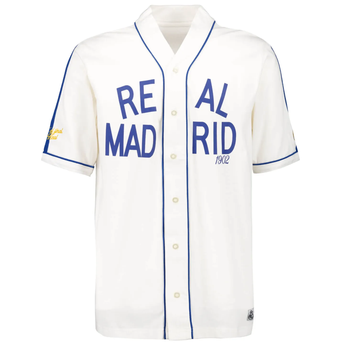 Homme MBA Solutions T-Shirts^Chemise Baseball Real Madrid Blanc Cassé hommes
