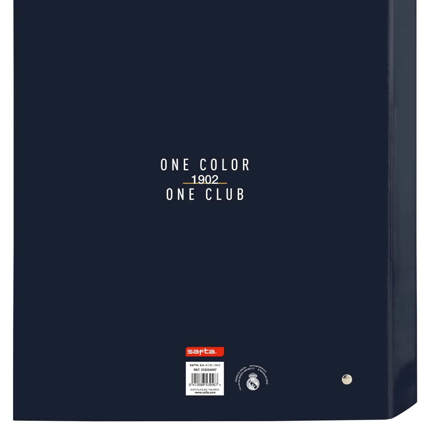 SAFTA S.A. Rentrée Scolaire|Papeterie^Classeur 4 Anneaux Blanc/Or