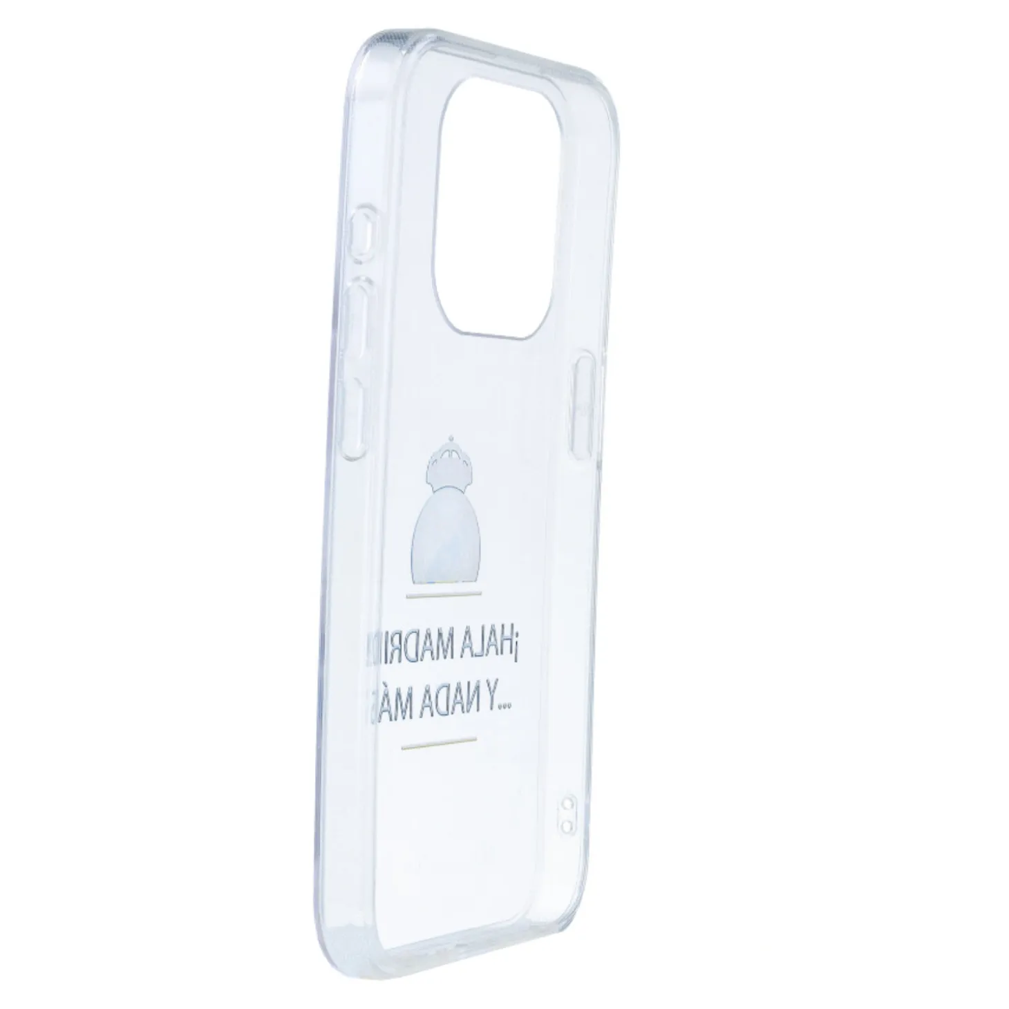 JLK Merchandising, S.L. Boîtiers^Coque Téléphone Hala Madrid iPhone 15 Pro Max Transparent
