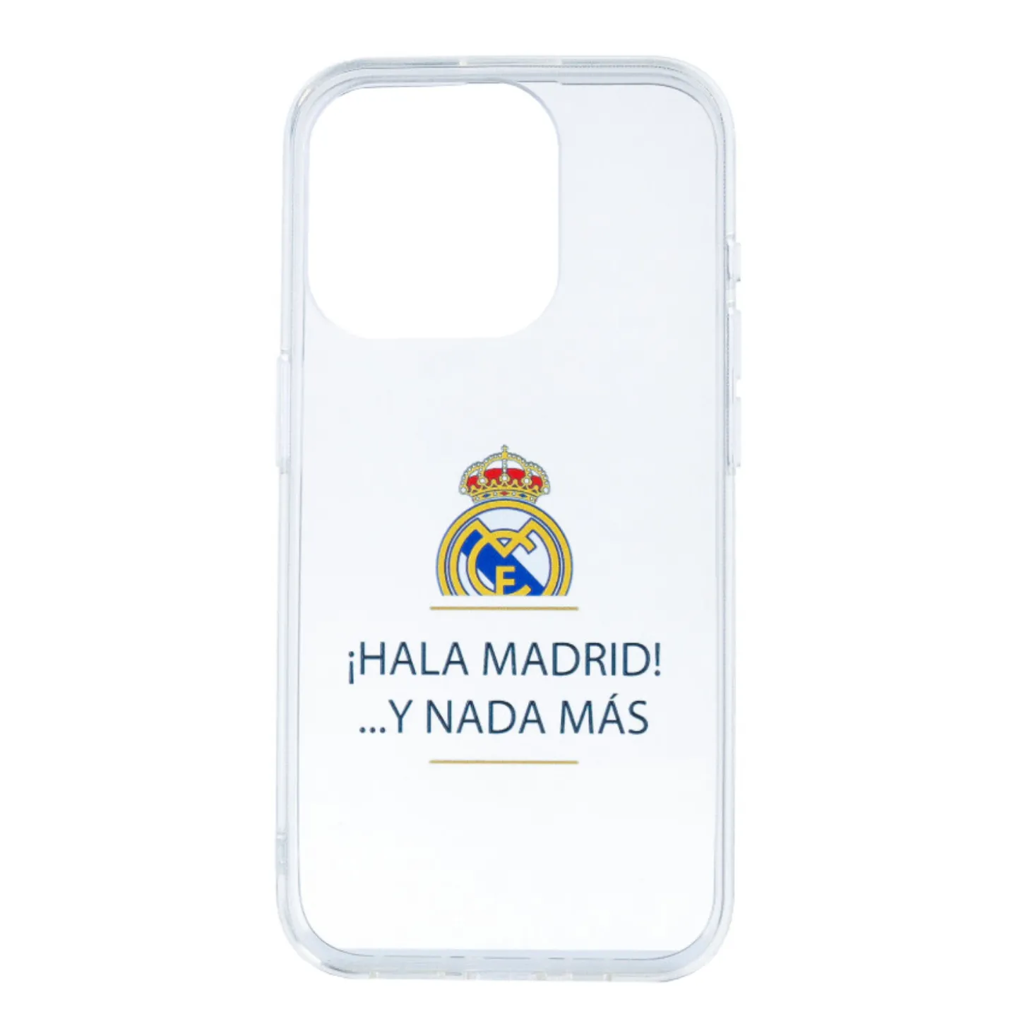 JLK Merchandising, S.L. Boîtiers^Coque Téléphone Hala Madrid iPhone 14 Pro Transparent