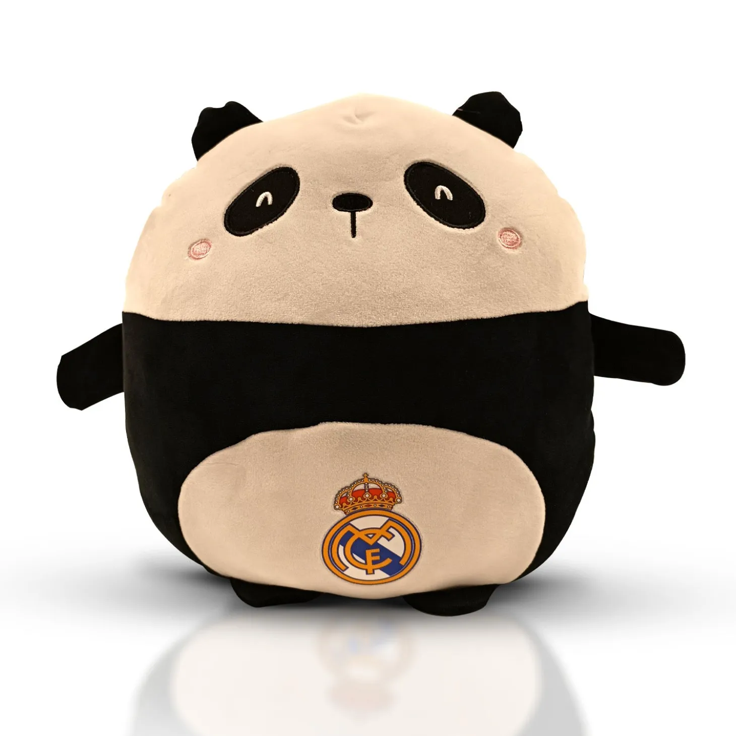 CyP Brands Evolution S.L. Jeux & Jouets^Coussin Peluche Panda 30cm Real Madrid