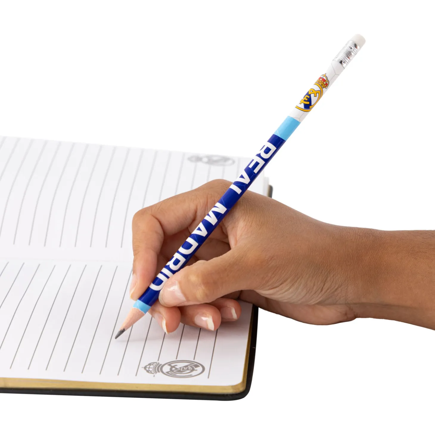 CyP Brands Evolution S.L. Papeterie^Ensemble 6 Crayons & Gomme Real Madrid