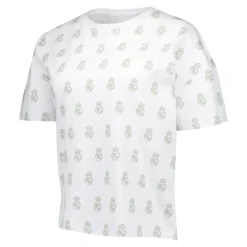 Femme OSDM T-Shirts|Pyjamas^Ensemble pyjama Real Madrid White Dreams - T-shirt à écusson imprimé et short - Vert