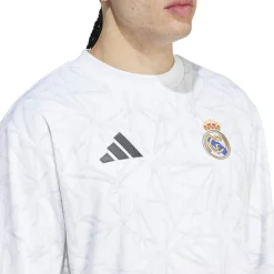 Homme Adidas España, S.A.U Sweats^Haut Échauffement 24/25 Blanc hommes