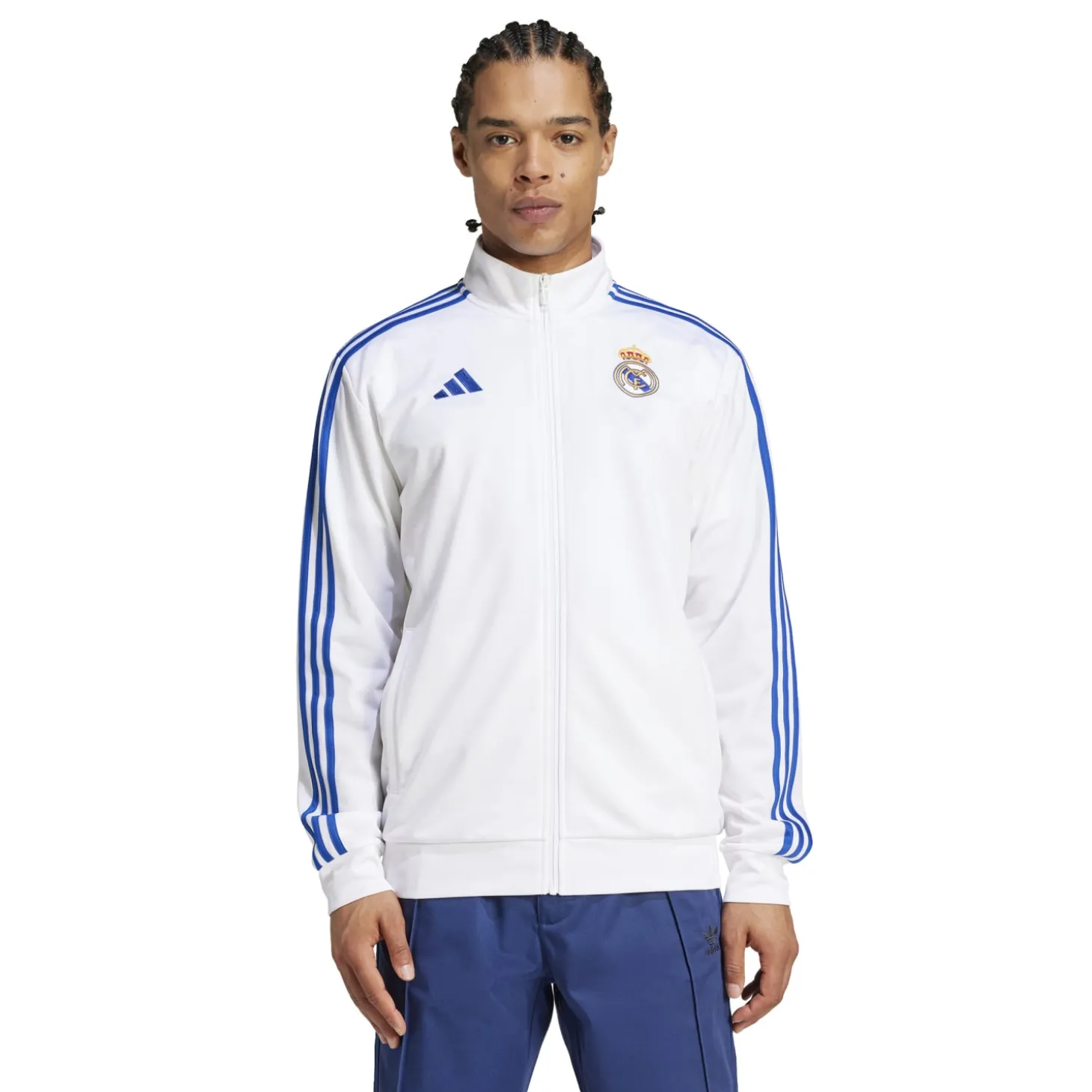 Homme Adidas España, S.A.U Vestes|Survêtements^Haut de Survêtement ADN adidas 24/25 Blanc hommes