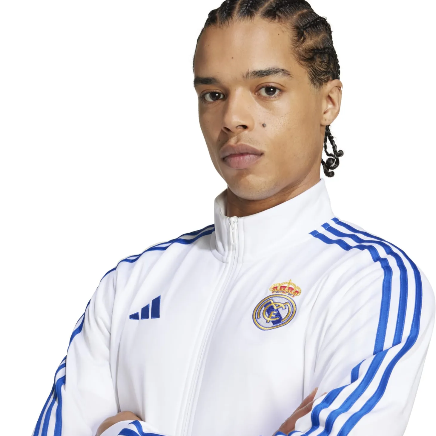 Homme Adidas España, S.A.U Vestes|Survêtements^Haut de Survêtement ADN adidas 24/25 Blanc hommes