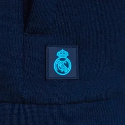 Homme Foundry Sweats^Madrid Sky Sweatshirt Hommes Partial Zip Bleu