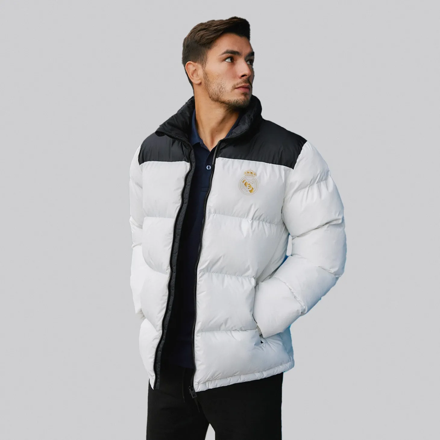 Homme MBA Solutions Vestes^Outerwear Hommes Veste matelassée Mountain White