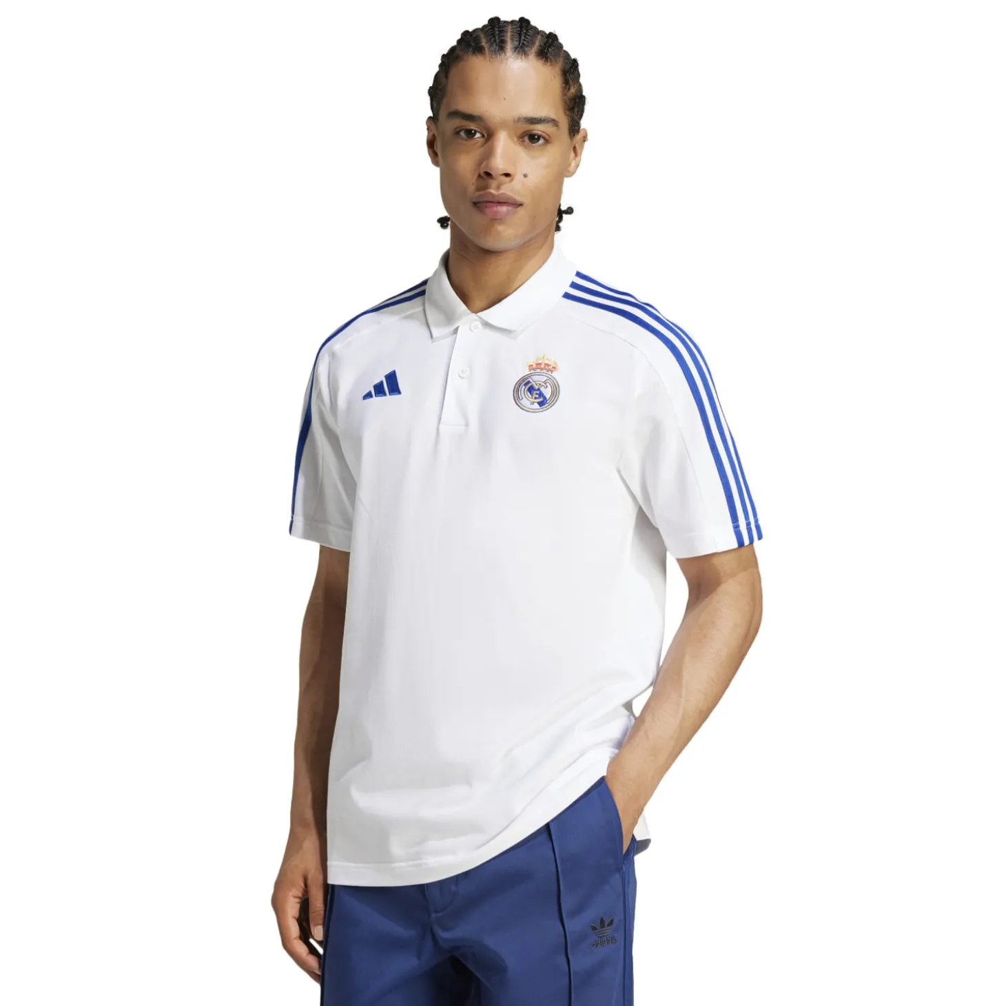 Homme Adidas España, S.A.U Polos^Polo ADN adidas 24/25 Blanc hommes