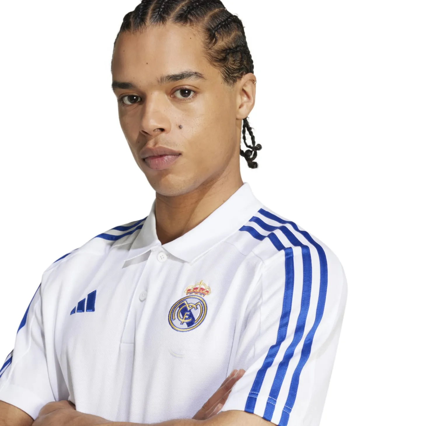 Homme Adidas España, S.A.U Polos^Polo ADN adidas 24/25 Blanc hommes