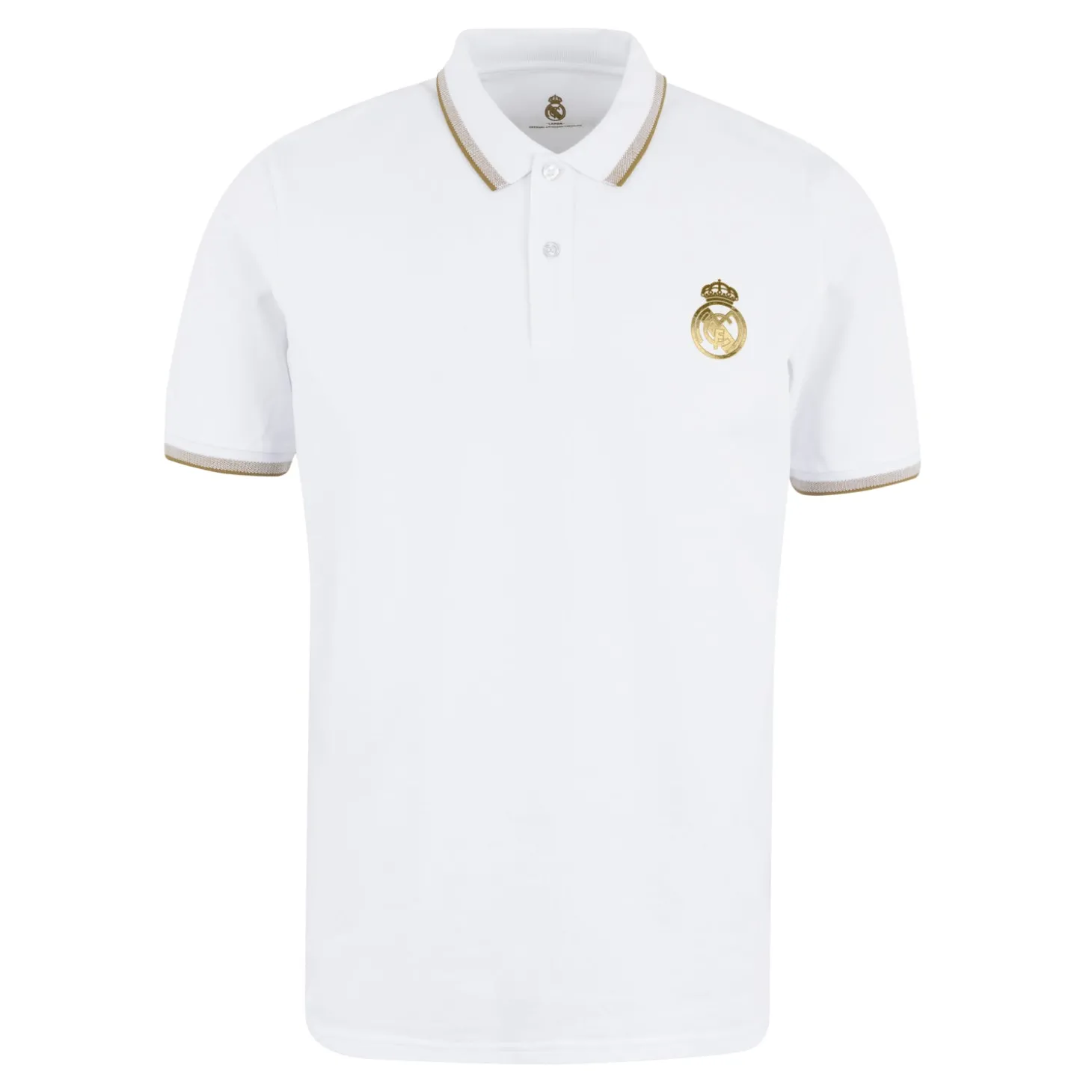 Homme OSDM Polos^Polo Blanc & Or hommes