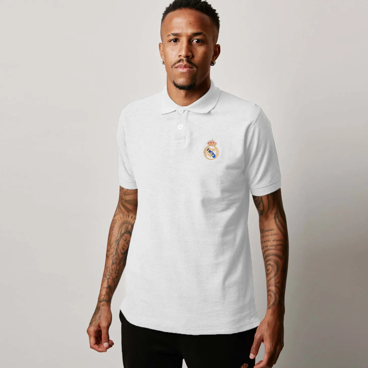 Homme T&F Polos^Polo Essentials Color Écusson Blanc Hommes