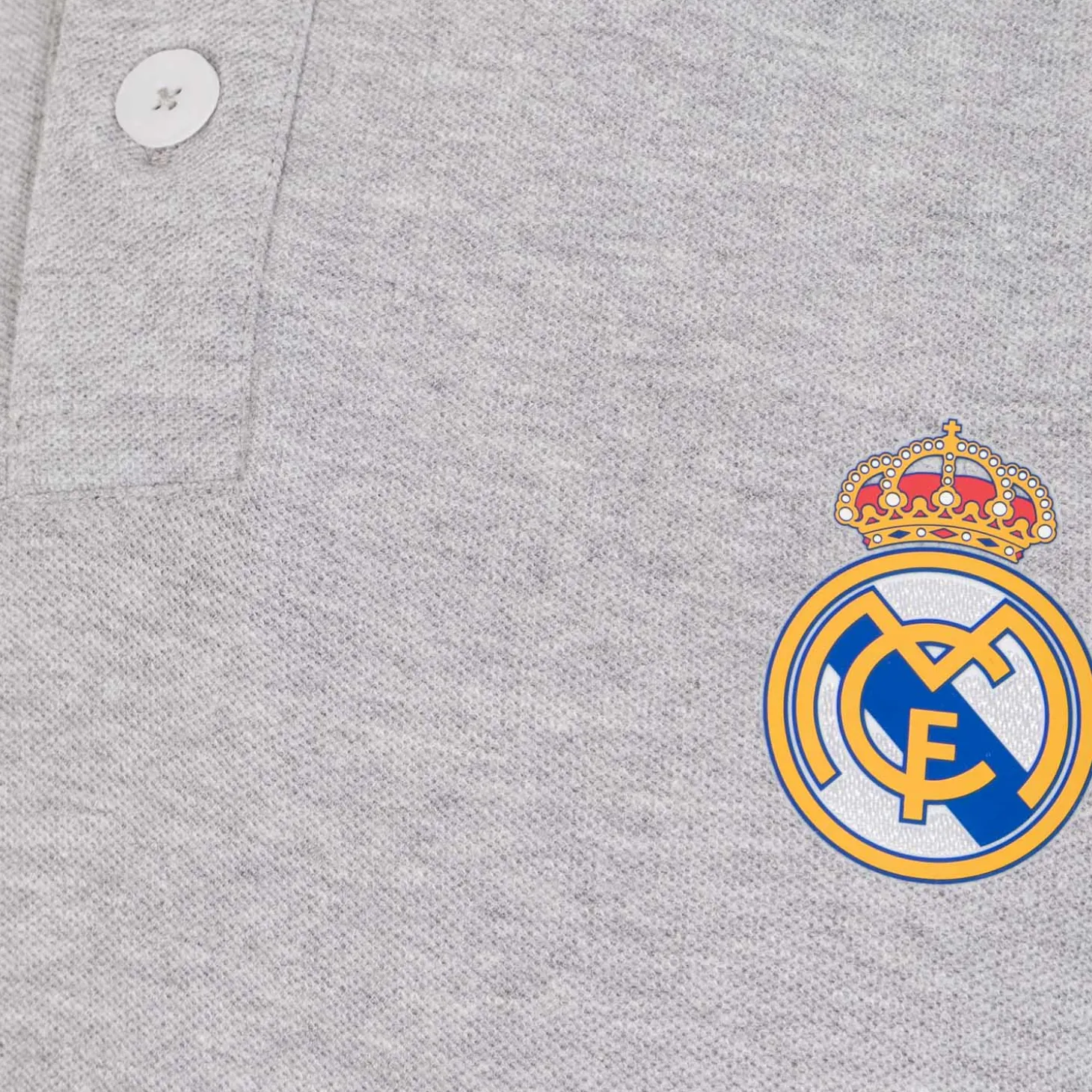 Homme T&F Polos^Polo Essentials Color Écusson Gris Clair Hommes