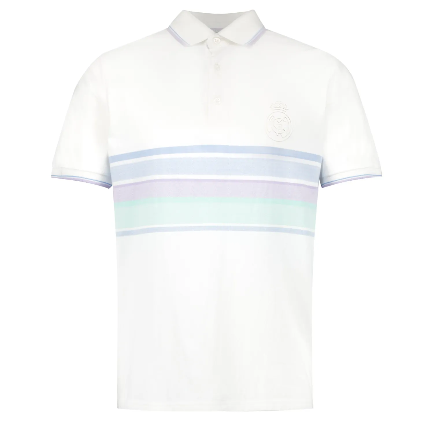 Homme Foundry Polos^Polo Rayé Multicolore Blanc Real Madrid hommes