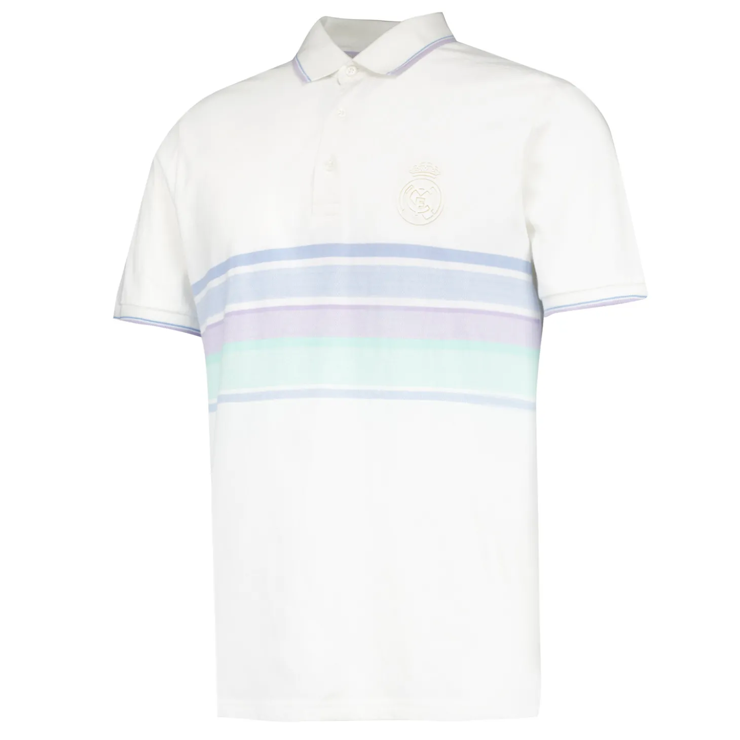 Homme Foundry Polos^Polo Rayé Multicolore Blanc Real Madrid hommes