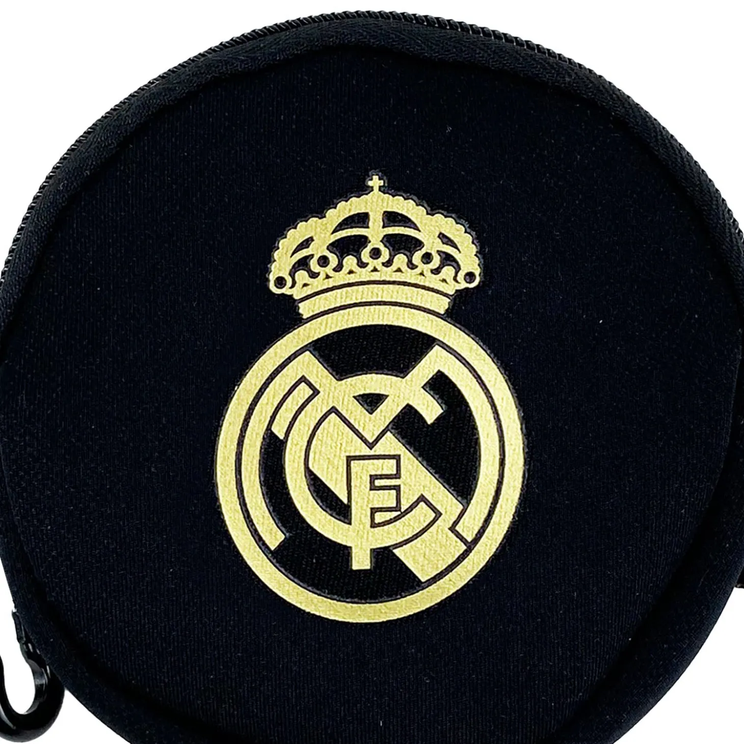 CyP Brands Evolution S.L. Sacs & Bagages|Sacs^Porte-monnaie rond en néoprène noir/doré