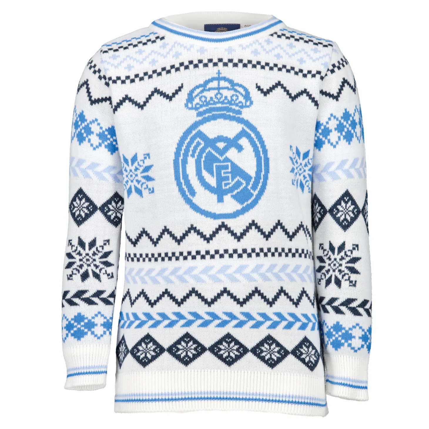 Enfant Foundry Sweats^Pull de Noël Écusson Blanc Glacé enfants