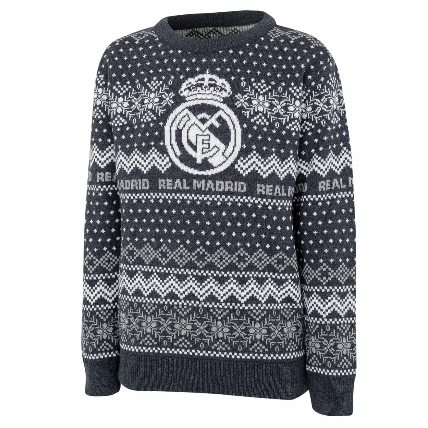 Enfant Foundry Sweats^Pull de Noël pour enfants Bleu marine/Gris Armoiries