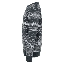 Enfant Foundry Sweats^Pull de Noël pour enfants Bleu marine/Gris Armoiries