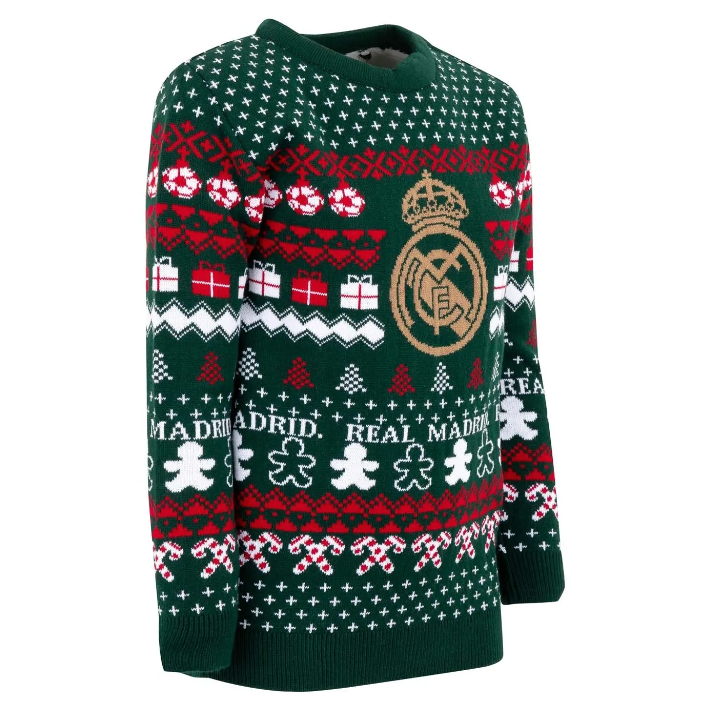 Enfant Foundry Sweats^Pull de Noël pour jeunes avec écusson vert/multicolore