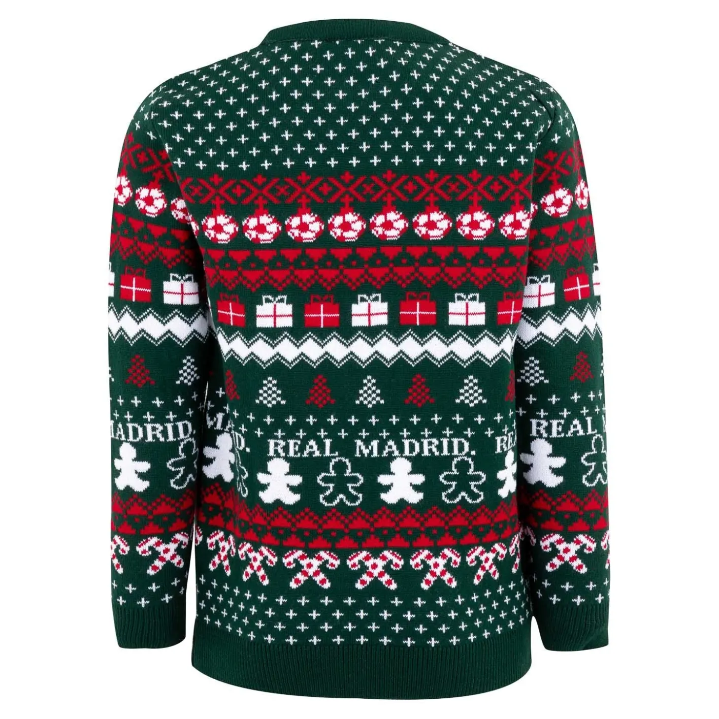 Enfant Foundry Sweats^Pull de Noël pour jeunes avec écusson vert/multicolore