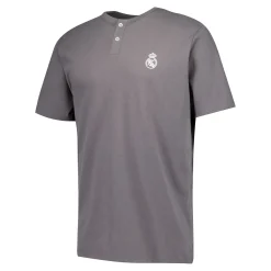 Homme OSDM Pyjamas^Pyjama Real Madrid White Dreams - Short Henley - Gris