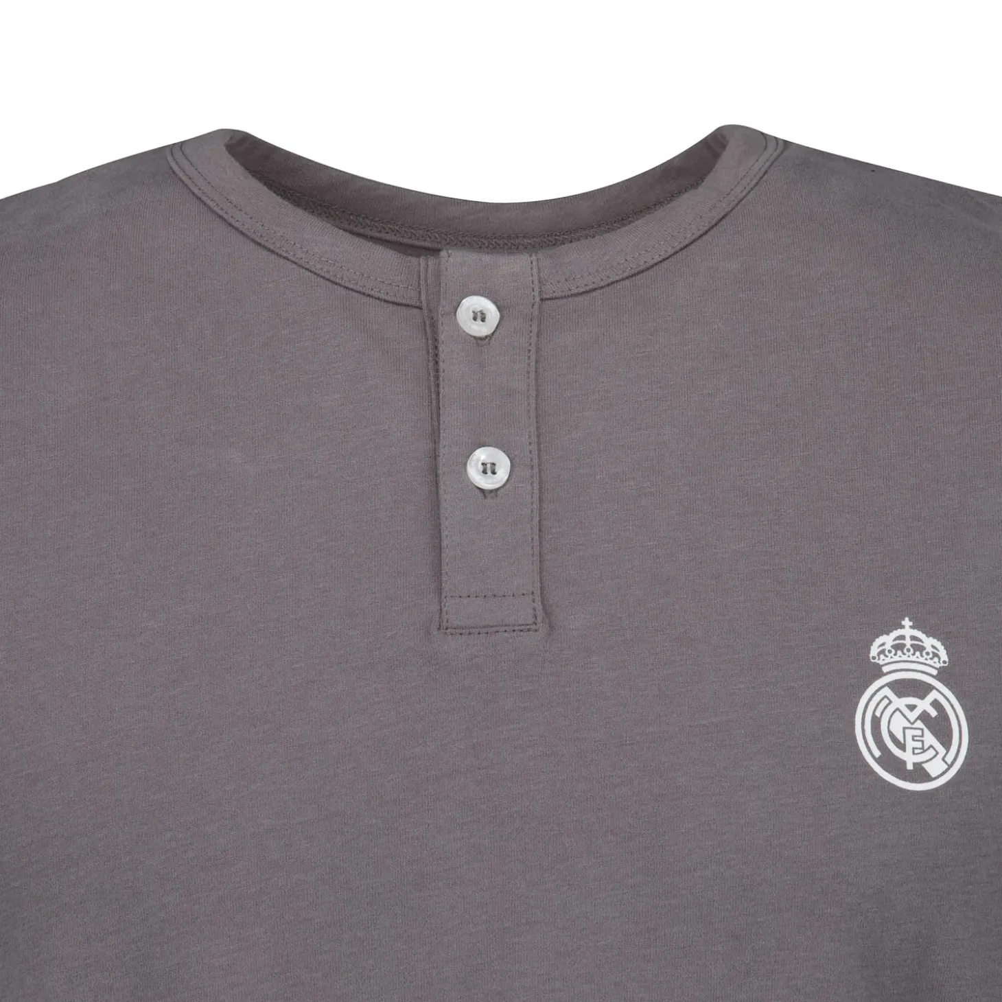 Homme OSDM Pyjamas^Pyjama Real Madrid White Dreams - Short Henley - Gris