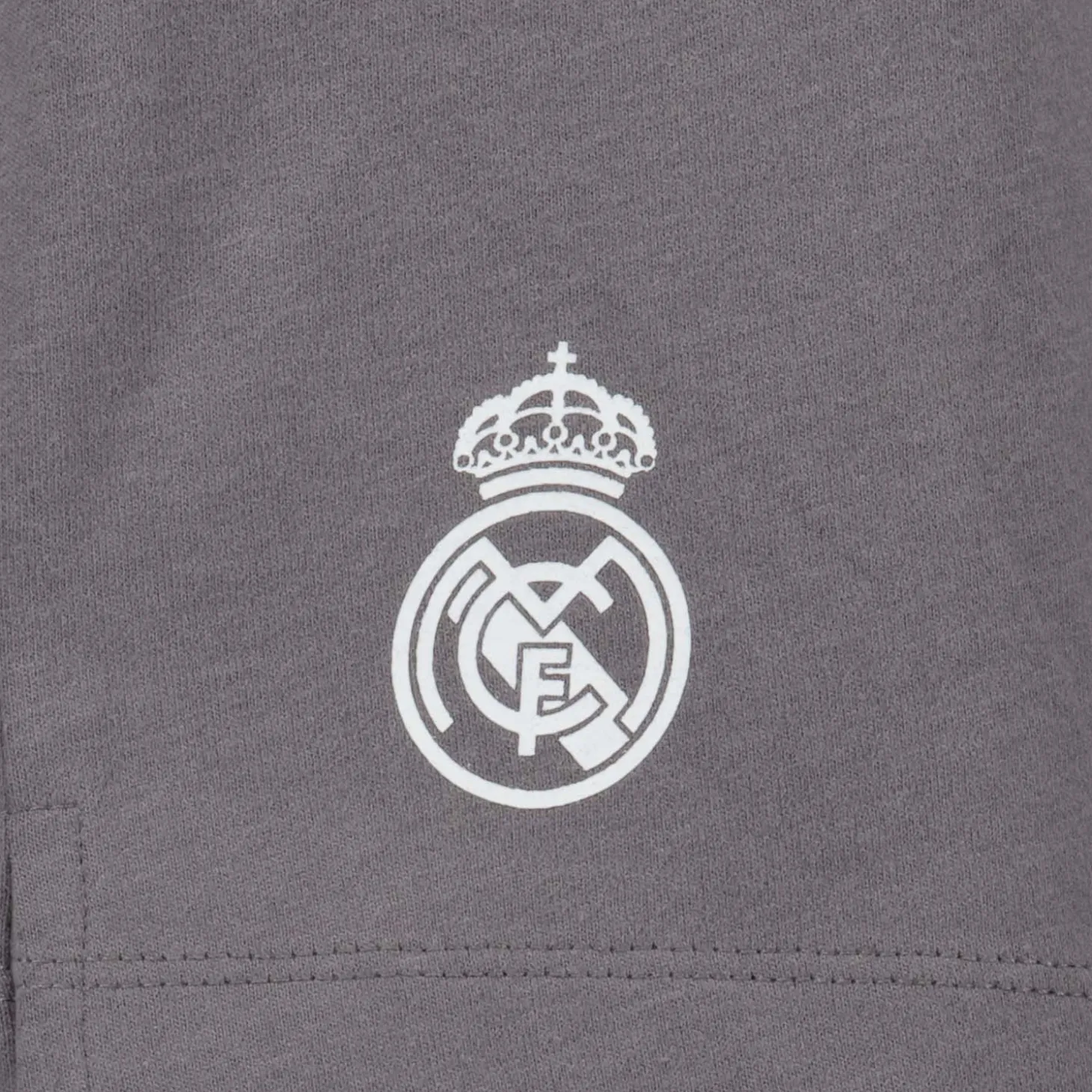 Homme OSDM Pyjamas^Pyjama Real Madrid White Dreams - Short Henley - Gris