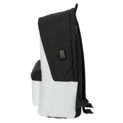 SAFTA S.A. Sacs & Bagages|Rentrée Scolaire^Sac à Dos Double Ordinateur Portable 15,6’’ Real Madrid Blanc/Noir