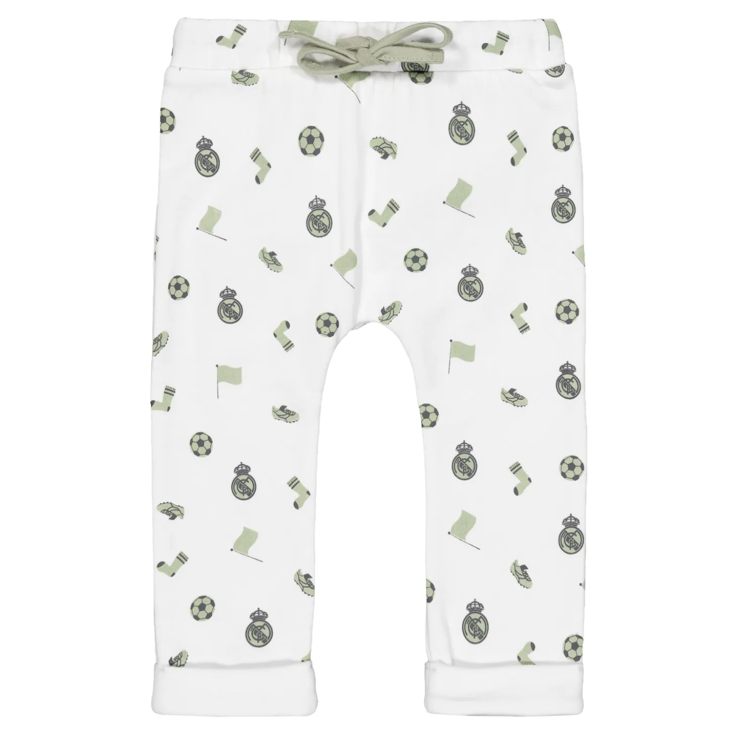 Enfant OSDM Vêtements Pour Bébés^Set Pant & T-Shirt Baby Green/White Real Madrid