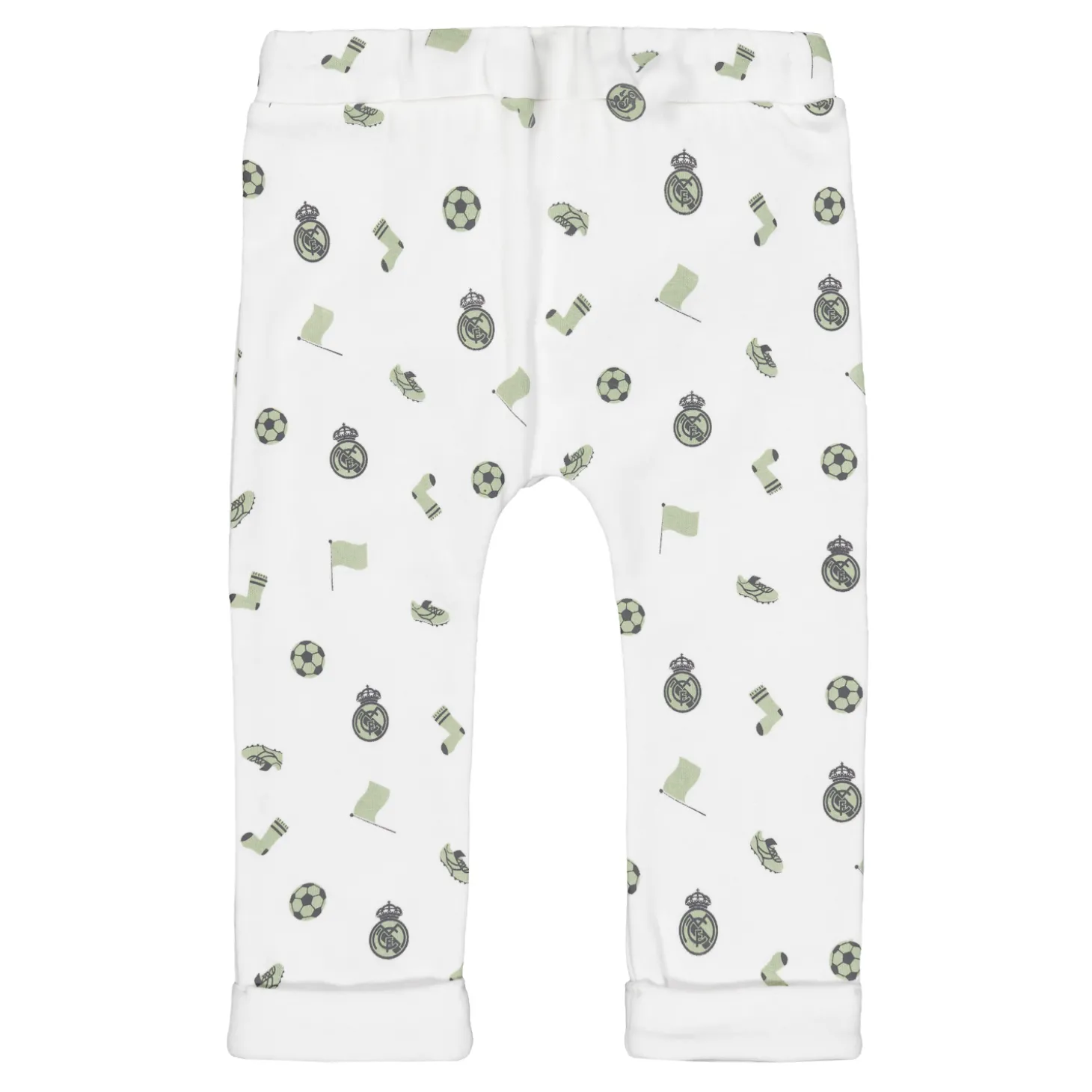 Enfant OSDM Vêtements Pour Bébés^Set Pant & T-Shirt Baby Green/White Real Madrid