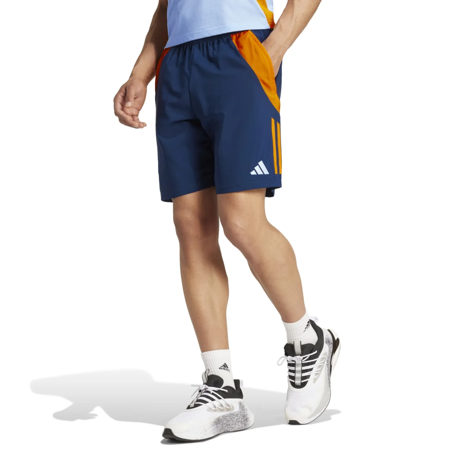 Homme Adidas España, S.A.U Pantalons|Pantalons^Short Entraînement Décontracté 24/25 Bleu Marine hommes