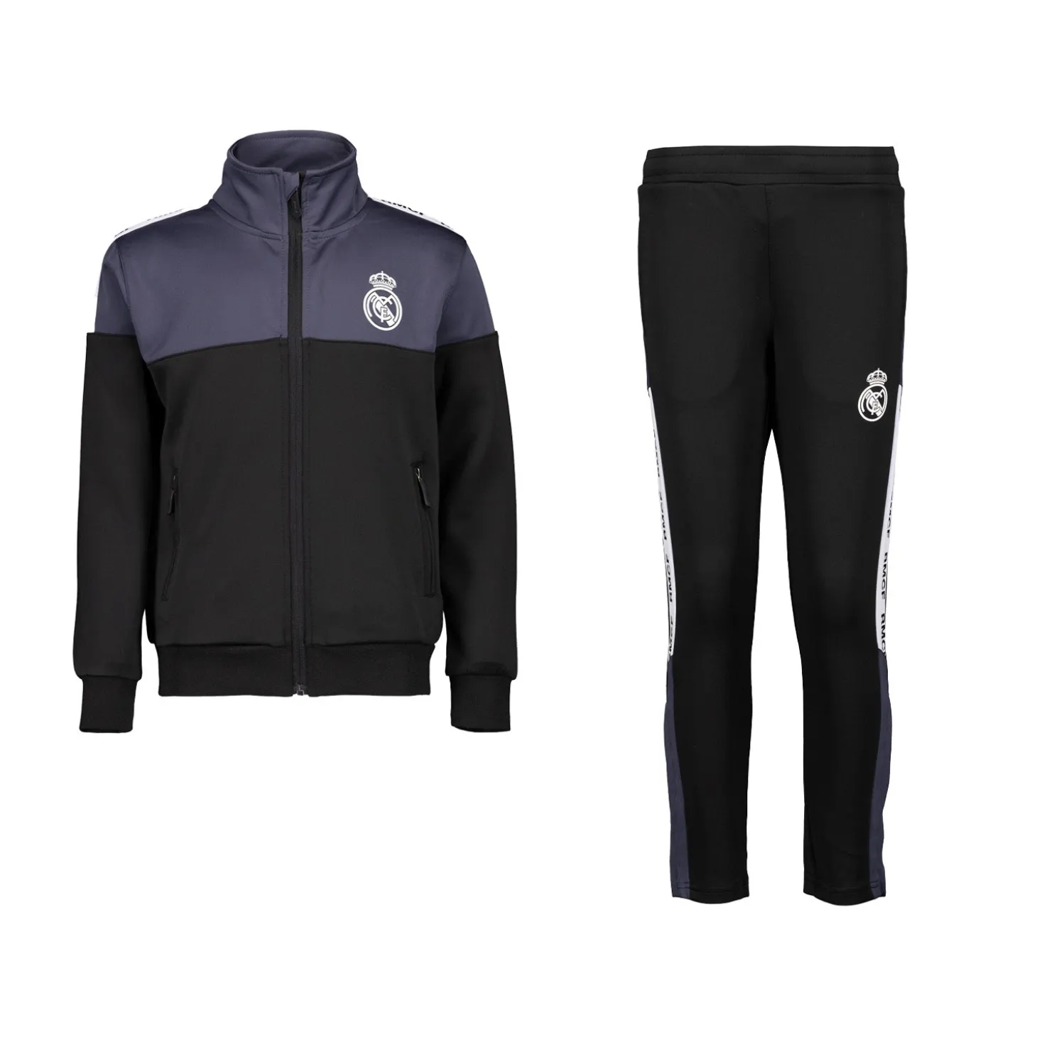 Homme Project Rogers & JLK, S.L. Survêtements|Survêtements^Survêtement Real Madrid Noir/Gris/Blanc jeunes
