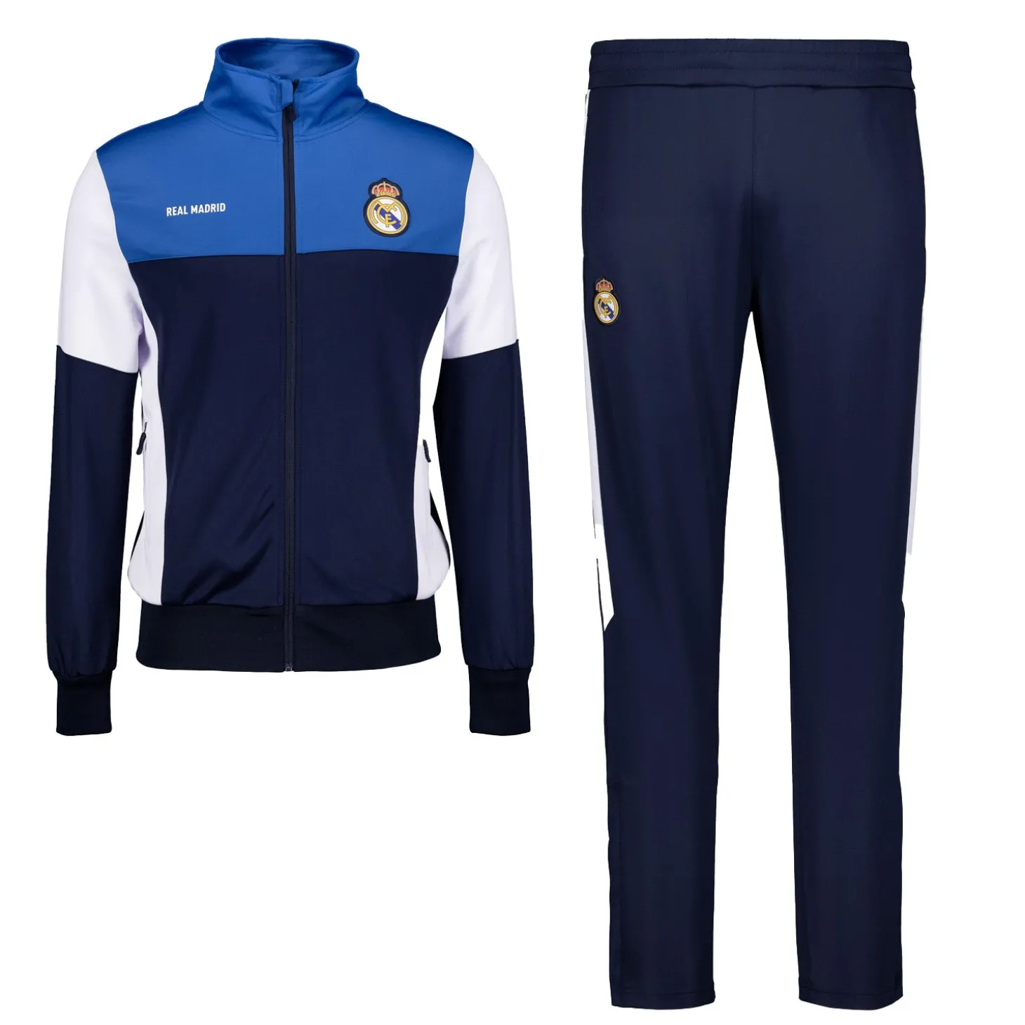 Homme Project Rogers & JLK, S.L. Survêtements^Survêtement Real Madrid RMCF Ruban Bleu Marine/Blanc adultes