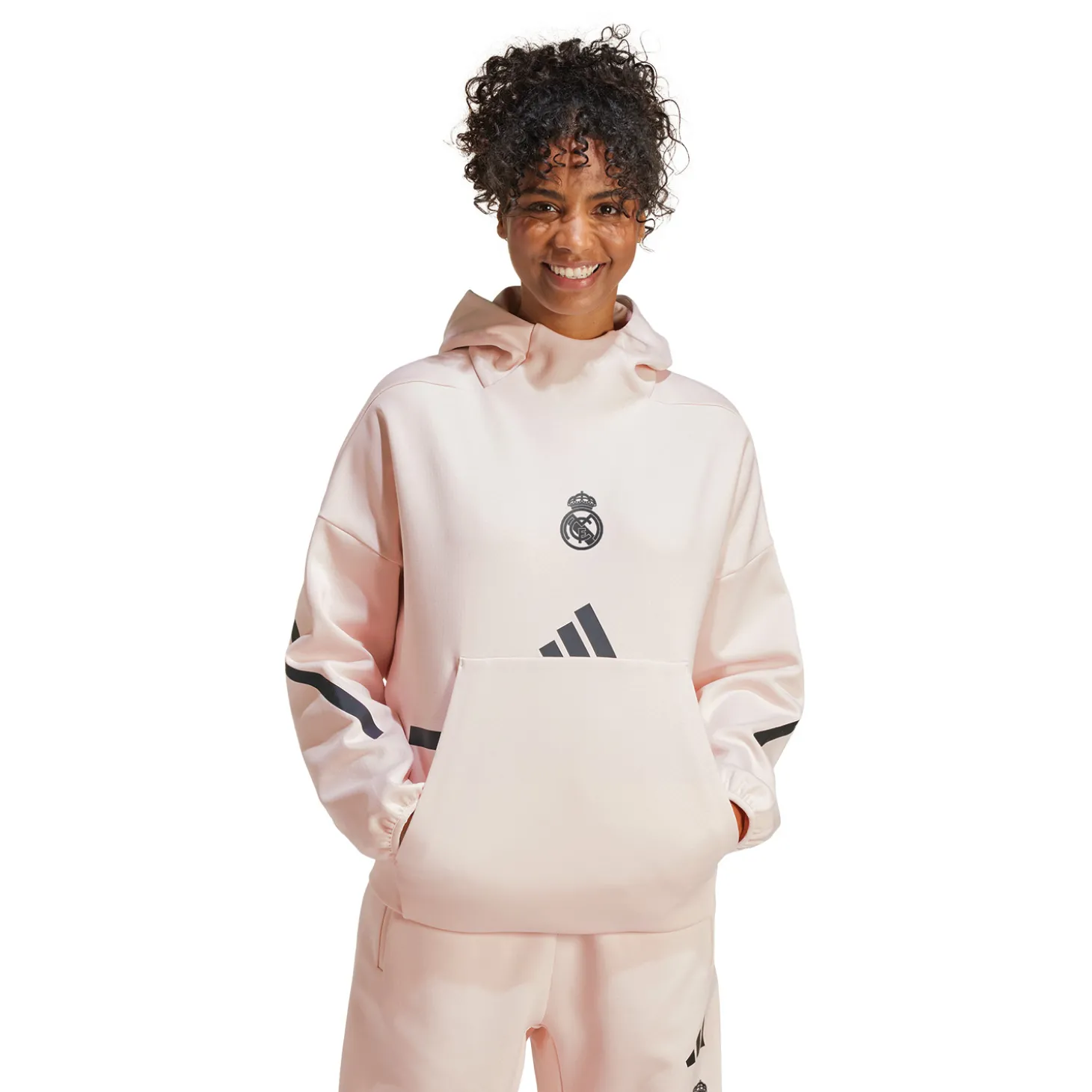 Femme Adidas España, S.A.U Sweats|Survêtements^Sweat à Capuche Badge Up adidas Rose Clair femmes