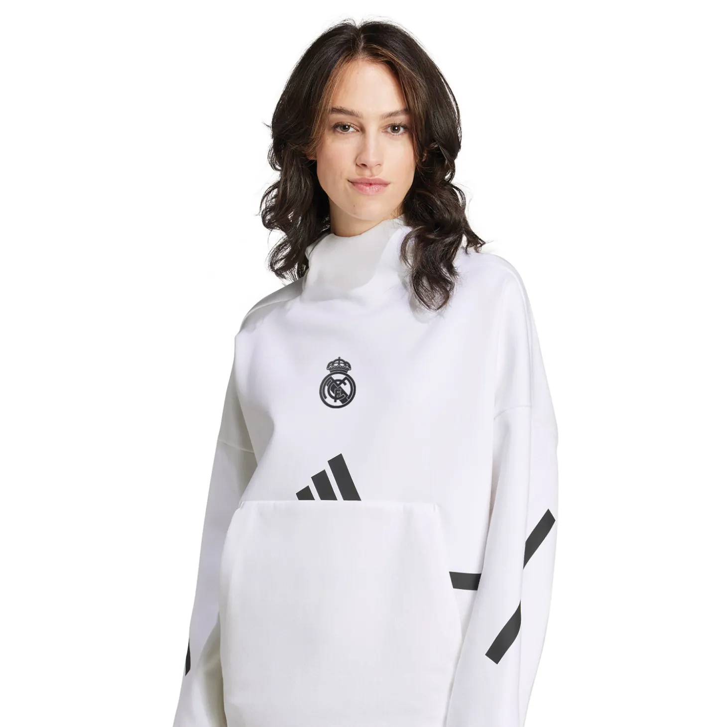 Femme Adidas España, S.A.U Sweats|Sweats^Sweat à Capuche Badge Up adidas Blanc femmes
