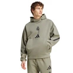 Homme Adidas España, S.A.U Sweats|Sweats^Sweat à Capuche Badge Up adidas Argile hommes