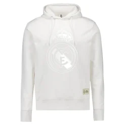 Homme MBA Solutions Sweats^Sweat à Capuche Écusson Real Madrid Blackout Blanc hommes